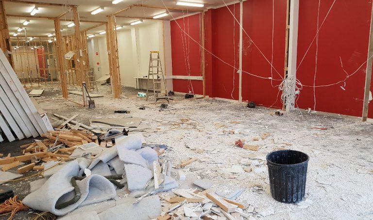 office fit out rubbish removal melbourne before