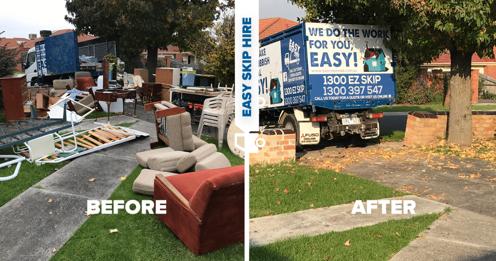 Rubbish Removal Before After Melbourne